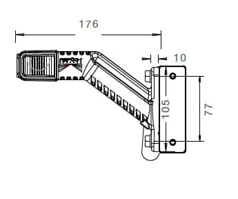 A PiERiNGER 31 3164 004 Superpoint IV LED links Aspöck